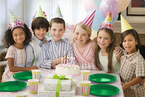 Sturdy Emerald Green Plastic Plates 10" Party Plates 100 Pcs (10 inch / Emerald Green)