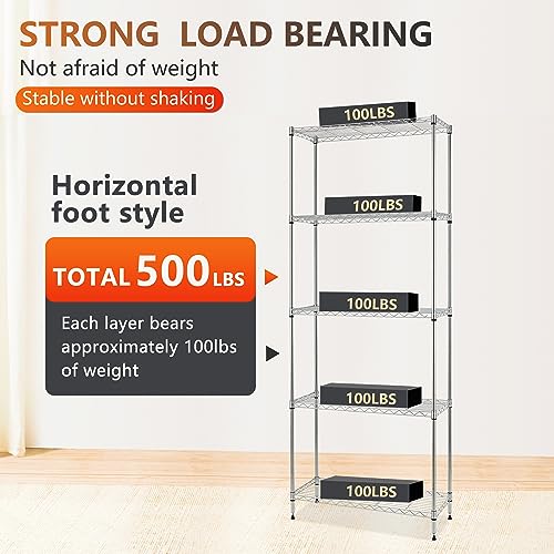 5 Tier Wire Shelf