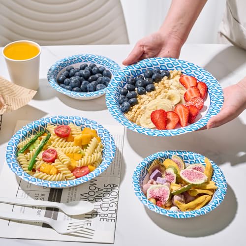 20 Oz Paper Bowls 180 Count Disposable Bowls (180 Count (Pack of 1,20oz))