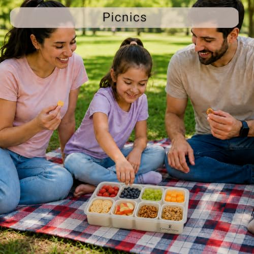 Snackle Box Container (Cream / Full Size Snackle Box Containers)