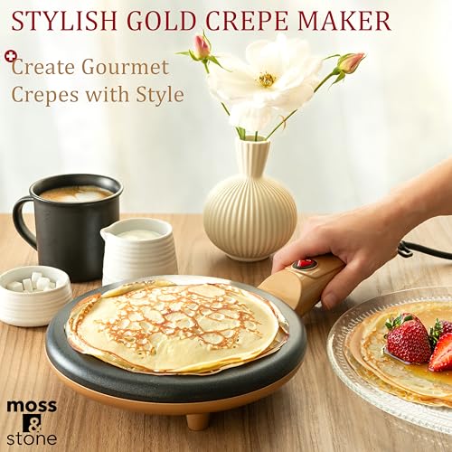 Gold Electric Crepe Maker (8 Inch Corded / Gold)