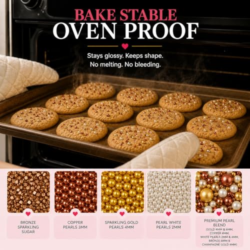 Sprinkle Mix Edible Gold (5 Ounce)