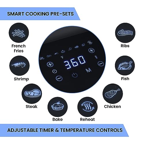 Total Chef Electric Air Fryer Oven 5 Qt