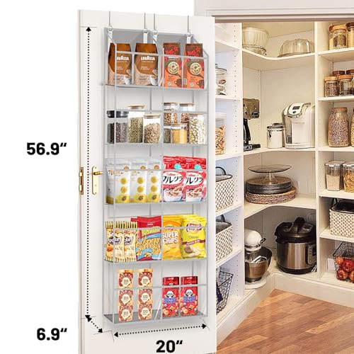 Over the Door Organizer 5 Tiers (Clear - 5 Tiers)