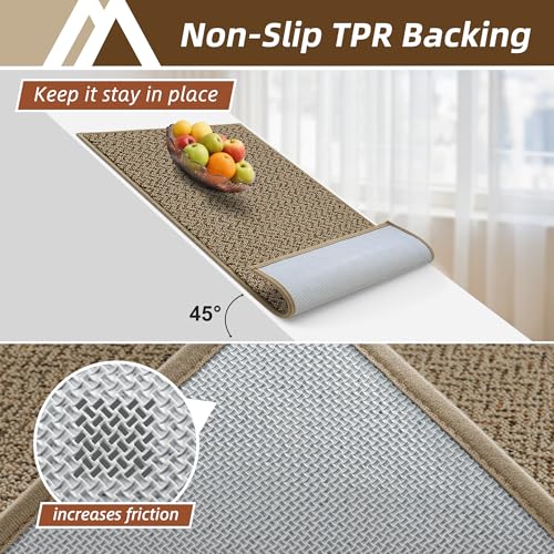 Kitchen Rugs Non (Taupe / 17“x30”)