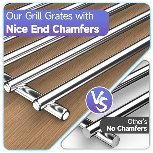 19.25" x 25.8'' Stainless Steel Cooking Grates Replacement Parts (19.25''D x 30''W)