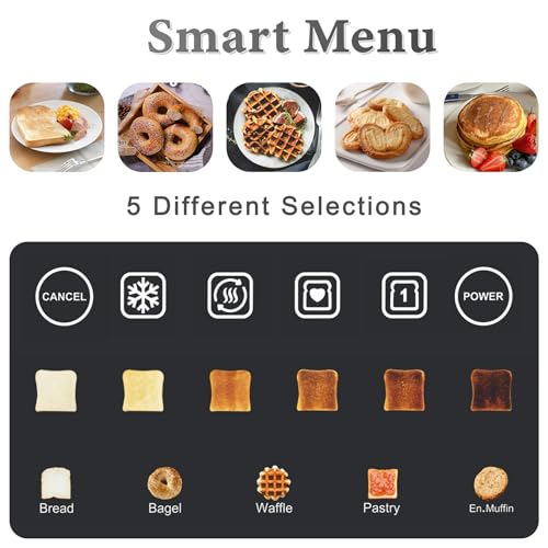 Long Slot Toaster 4 Slice (4 piece smart model)