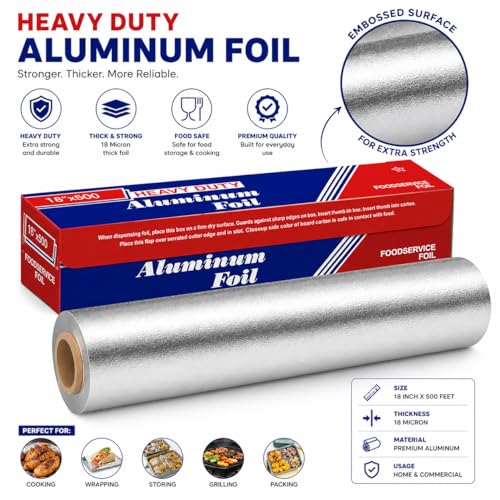 Aluminum Foil Roll 18"x 500 feet
