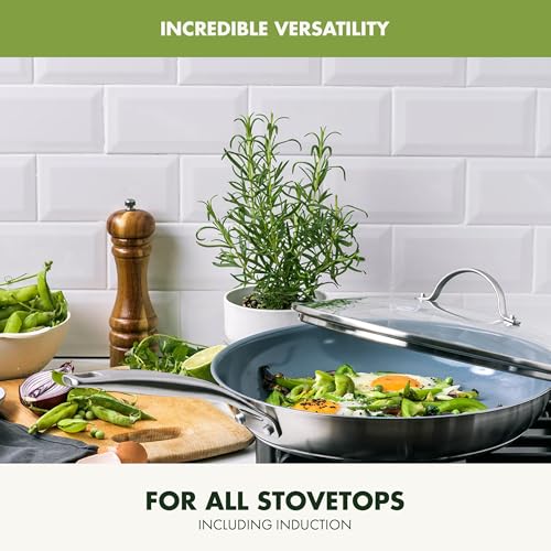 Treviso Stainless Steel Healthy Ceramic Nonstick