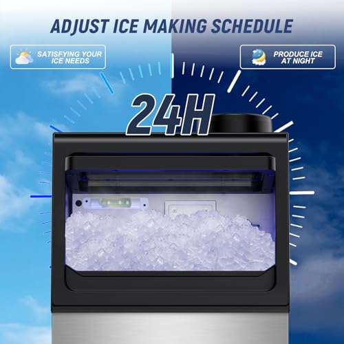 Nugget Ice Maker Machine (Stainless Steel)