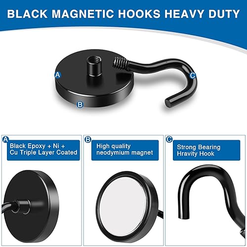 Magnetic Hooks for Cruise Essentials 2026 Cabins Door 45 Pack