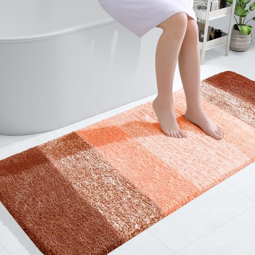 Bathroom Runner Rug 54x24 (54" X 24" / Orange)