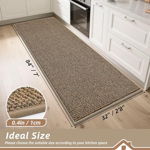 Kitchen Runner Rugs 32"x84" (Taupe / 32" X 84" (Rectangular))