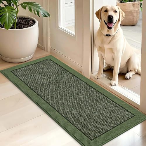 Indoor Door Mat 20" x 48" (Green / 20" X 48" (Rectangular))