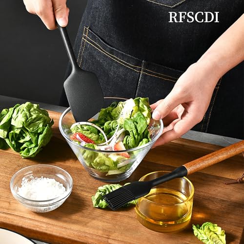 Exquisite Silicone Cooking Utensils Set (Black)