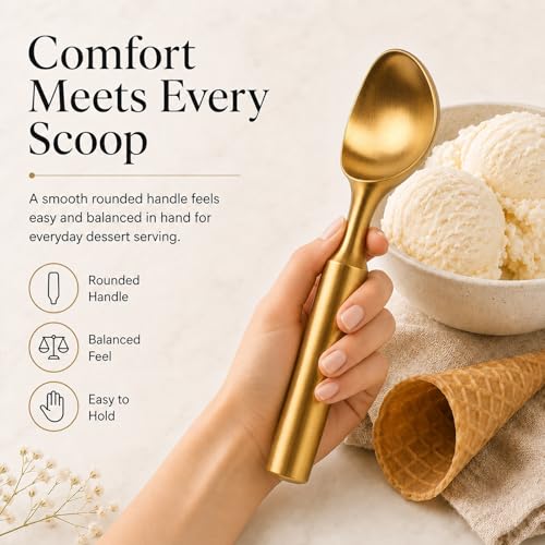 Ice Cream Scoop (Gold)