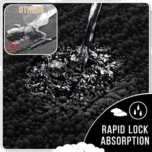 Bathroom Rugs Non Slip Washable 32x20 Inch (4.4444 Sq Ft)