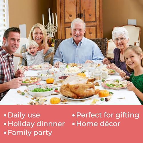 30 Piece Porcelain Dinnerware Set for 6 (30 / Crimson)