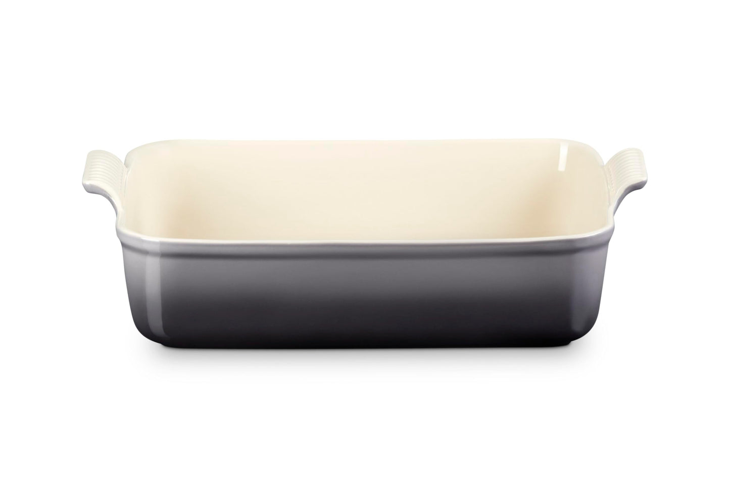 Stoneware Heritage Deep Rectangular Lasagna Dish (Oyster)