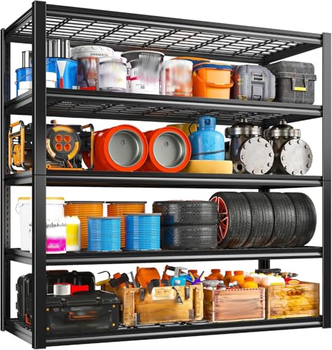 48" W Garage Shelving Heavy Duty Load 2500LBS (48''W X 72''H X18''D)