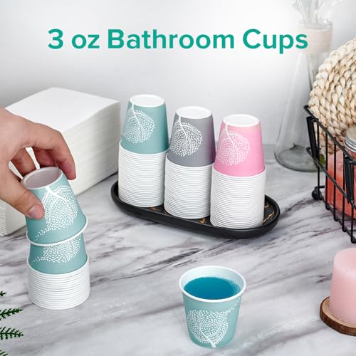 600 Pack 3 oz Paper Cups (600pack Colour mixture)