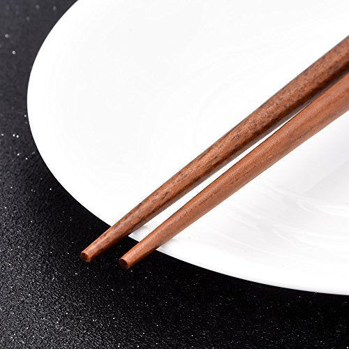 Handmade Japanese Chopsticks Reusable Natural Wooden Chopstick with Box (Natural Wood)