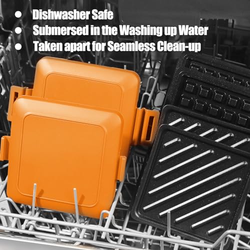 2-in-1 Microwave Sandwich Maker & Waffle Maker, Microwave Grill