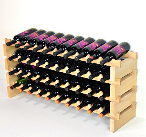 Modular Wine Rack Beechwood 40