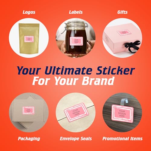 Custom Vinyl Stickers Your Image (Pink / 5x3)