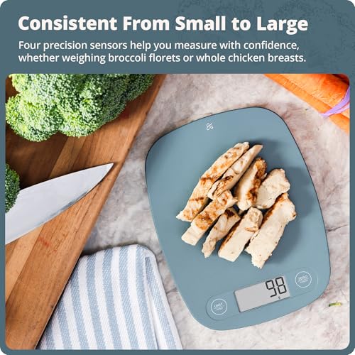 Food Scale Slim & Compact Build (Stone Blue)