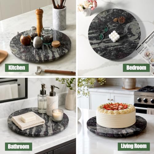 Marble Lazy Susan (Blue Fantasy / 16")