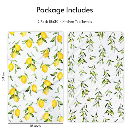 Kitchen Towels (Watercolor Lemon)