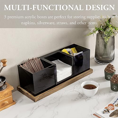 Coffee Organizer (Brown, Black)