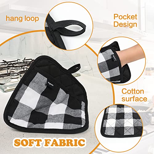 4 Pack Pot Holders for Kitchen Clearance (4 Count)