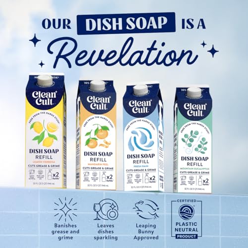 Dish Soap Liquid Refills (32 Fl Oz (Pack of 3))