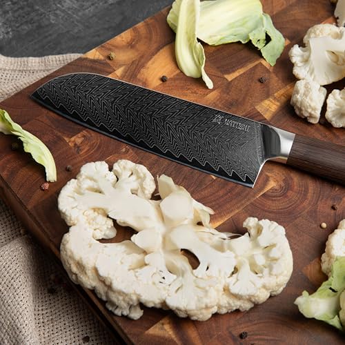 Magnetic Kitchen Knife Block Set 6 Pcs (Espresso / 6-Piece)
