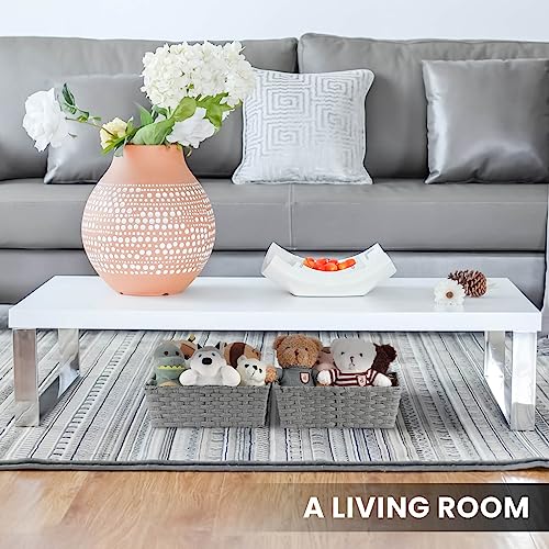 Large Wicker Storage Basket (2 Count)