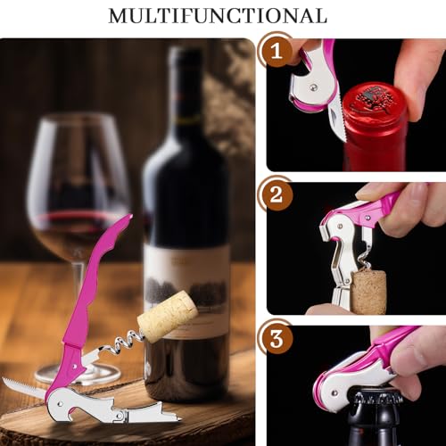 2 Pack Wine Opener (Fuchsia)