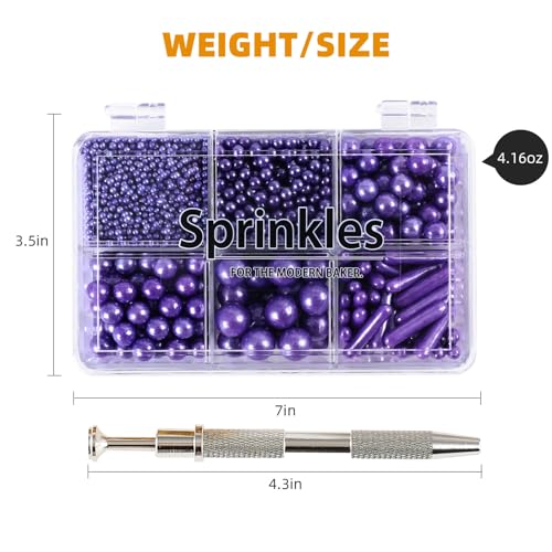 Purple Mix Sugar Sprinkles (4.16 Ounce)