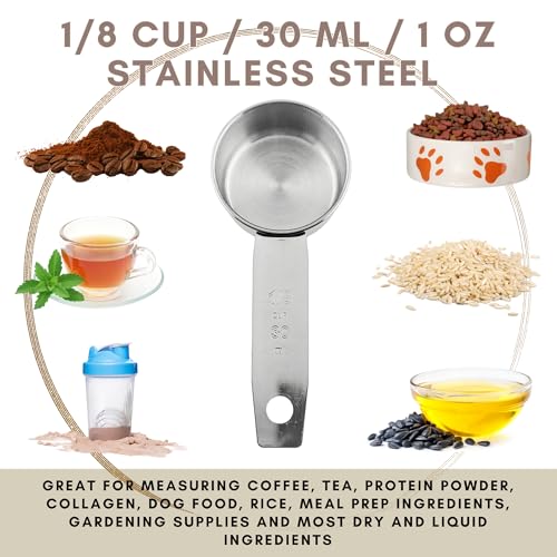 1 8 Cup Stainless Steel Measuring Cup (1/8 Cup)