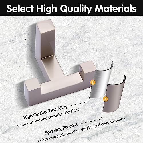 5 Pack Heavy Duty Coat Hook (Chrome)