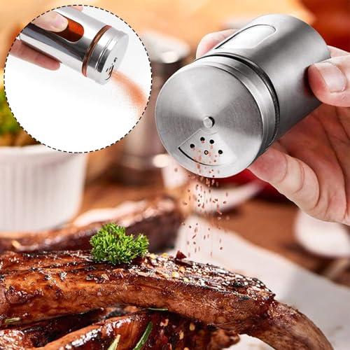 6 Pack Salt and Pepper Shakers (80ml 6 Pack)