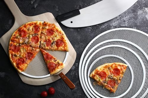 Restaurant Grade Seamless Aluminum Pizza Baking Screen
