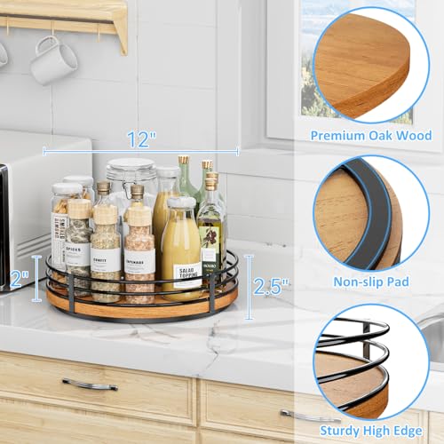 12" Lazy Susan Turntable Organizer (12 inch 1 Tier)