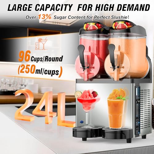 Ultimate Commercial Slushy Machine (Commericial-12L*2Tank)
