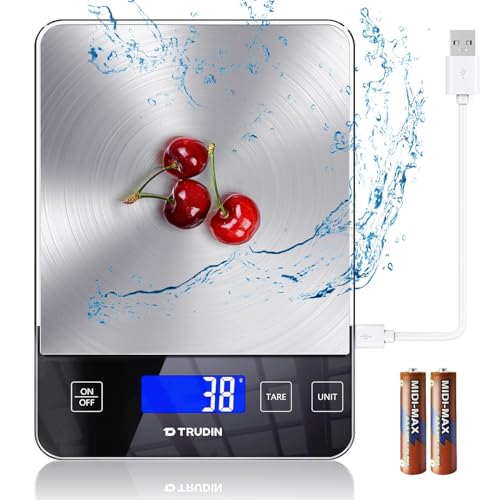 33lb Food Scale (Silver Black)
