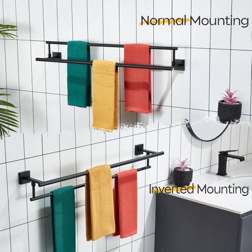 Bathroom Towel Bars 32 (Matte Black / 32-Inch)