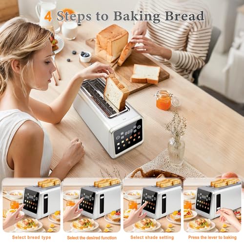Long Slot Toaster 4 Slice (4 piece smart model)