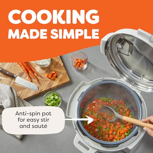 6QT RIO 7-in-1 Multi-Cooker, Pressure Cooker, Slow cook, Sauté, Steam, Rice Maker, Yogurt, & Warmer, Sea Salt, 6 Quarts (Sea Salt / 6 Quarts)