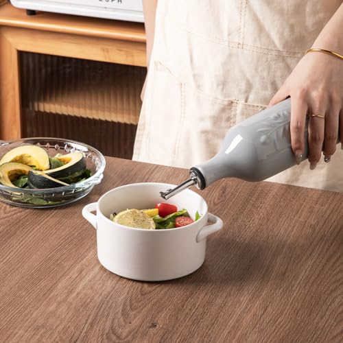 Sweejar Large Olive Oil Dispenser Bottle (Gray / Patterned styles)